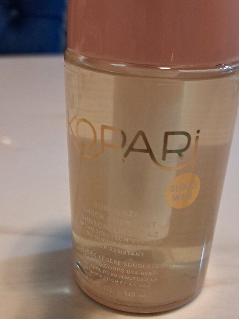 KOPARI SUNGLAZE SHEER BODY MIST SUNSCREEN SPF 42